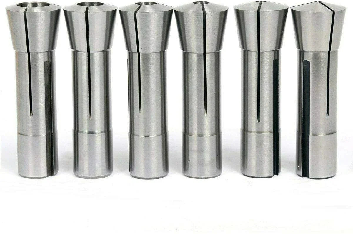 Precision R8 Collet Mill Chuck Holder Tool Set for Bridgeport (1/8"–3/4")