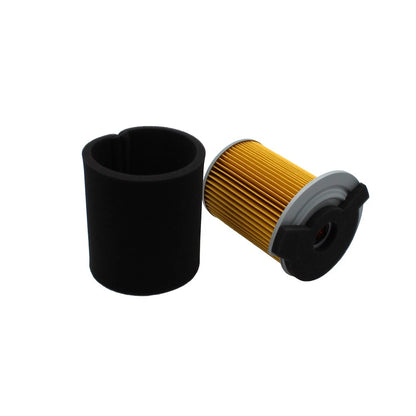 Air Filter w/Prefilter for Yamaha G14 Golf Cart (4 Cycle) (J10-14450-10, JF7-14450-01)