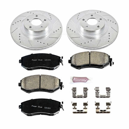Power Stop Brake Kit for Scion FR-S (2013–2016) TLX-psbK6082-CL360A70