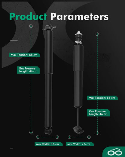 Set of 4 Front Rear Shocks Absorber Strut for Ford Explorer Mercury Mountaineer (1995–2005)
