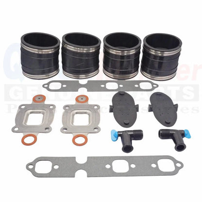 Exhaust Manifold Kit for MerCruiser GM V6 (14358T, 32-14358, 44348)