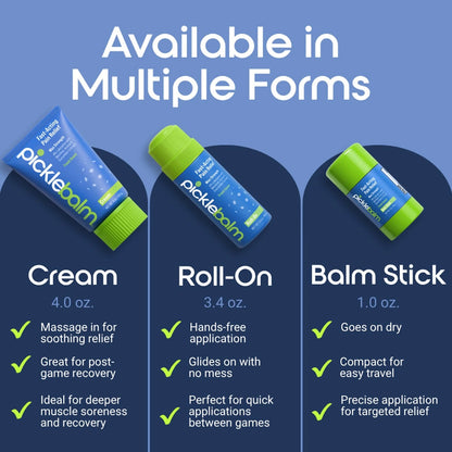 PickleBalm Muscle Pain Relief Cream for Pickleball (4 Ounce)