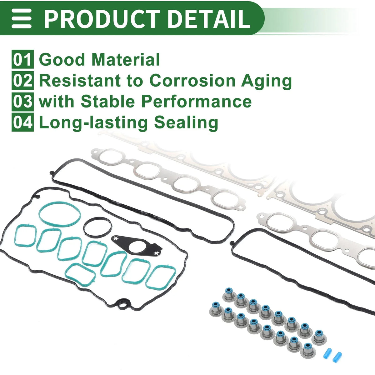 Engine Valve Cover Gasket Kit for Chevrolet Tahoe 5.3L (2015–2020)