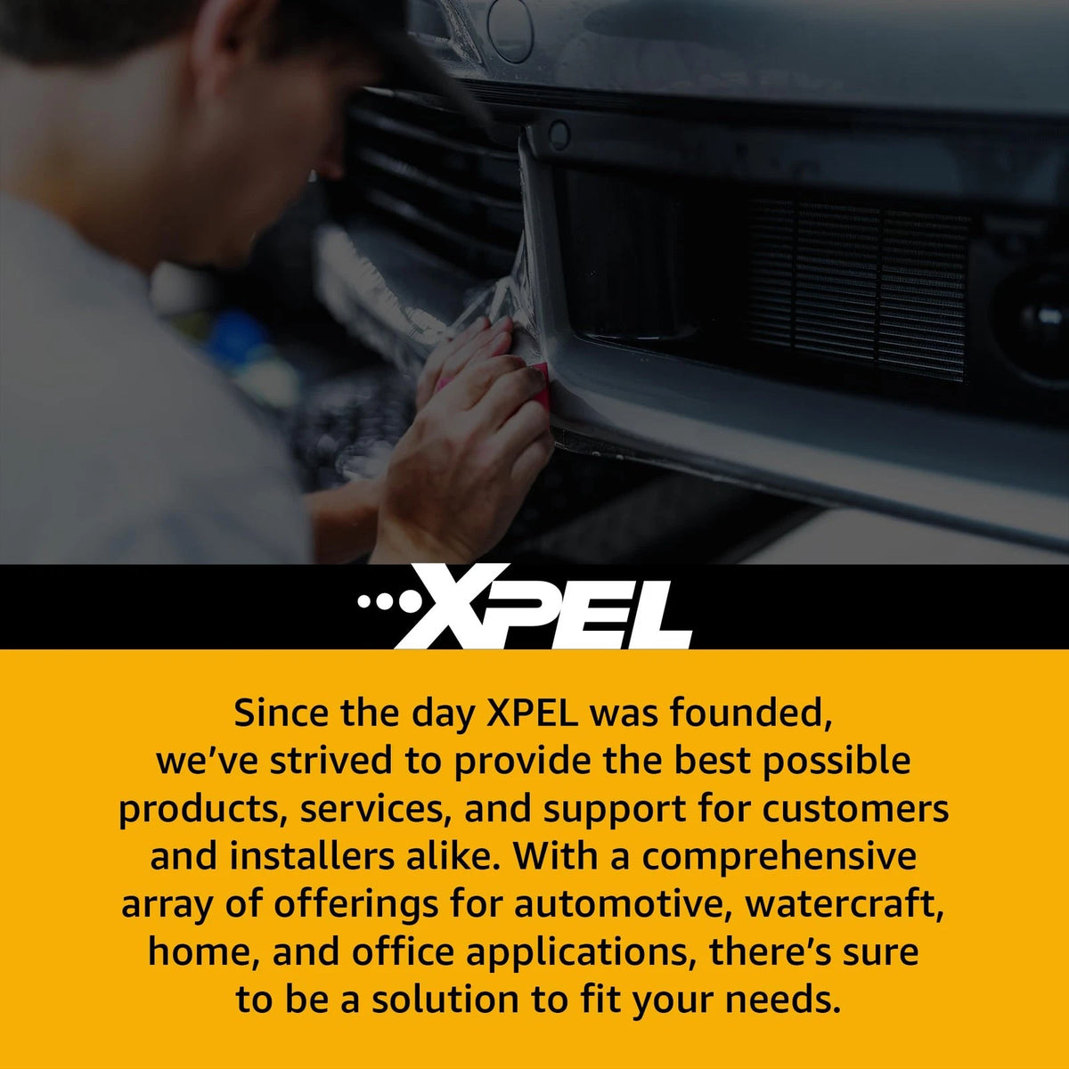 XPEL Black Universal Door Sill Guard 60" x 2.75"