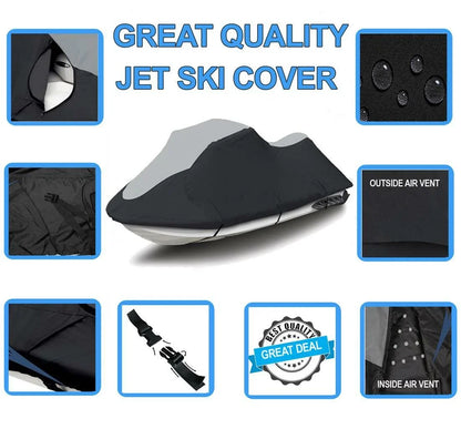 Mooring Cover for Sea Doo Jet Ski GSX (1996–2000) Black/Grey