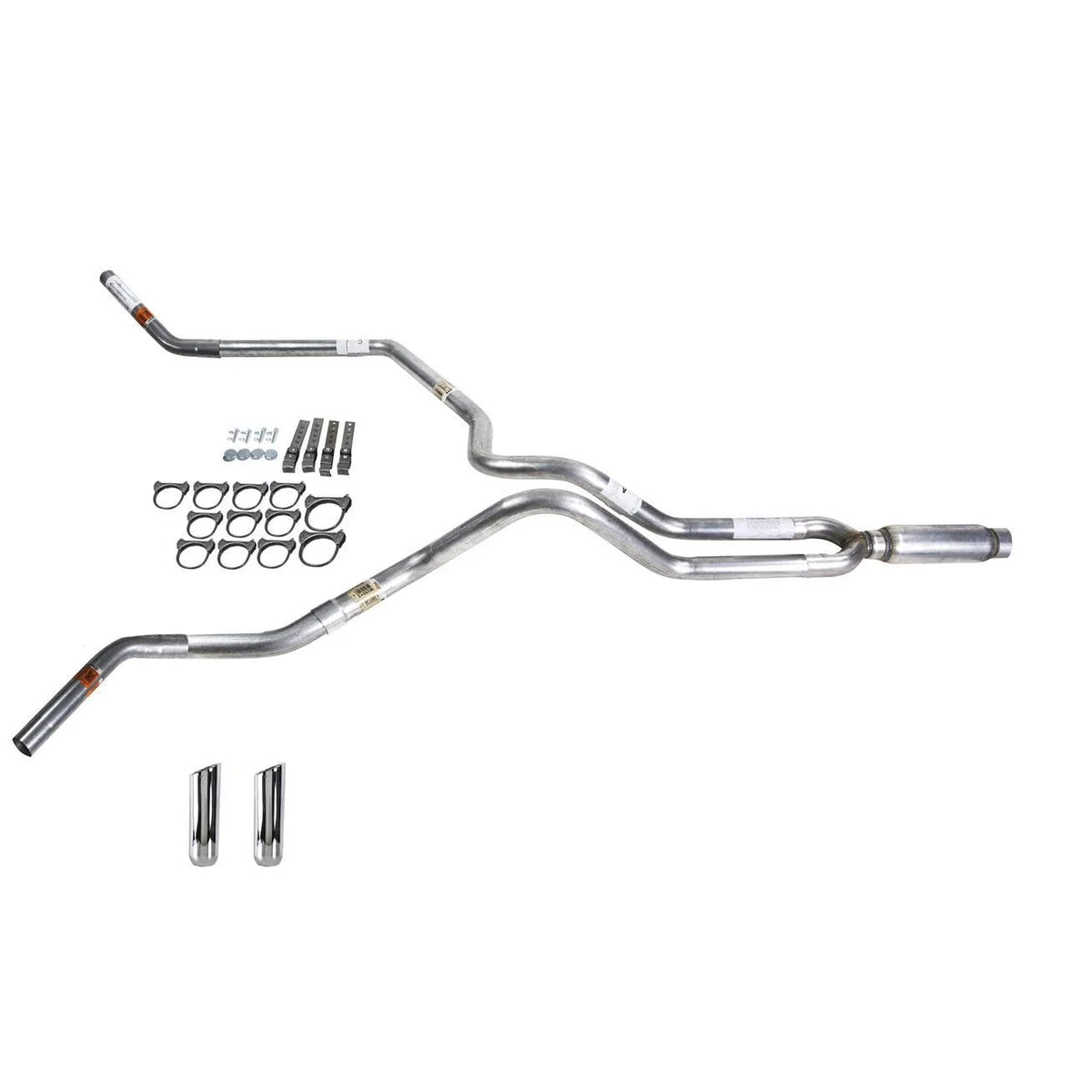 Dual Exhaust MA Pipe Glass Pack Muffler for F150 (1995–1997)