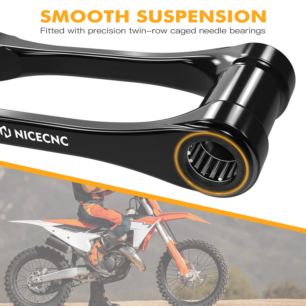 Rear Suspension Lowering Link for KTM 125 250 300 350 450 XC XCF SX SXF (2023–2024)