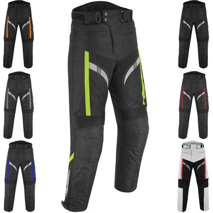 Waterproof Armored Motorcycle Pants with Removable Protectors