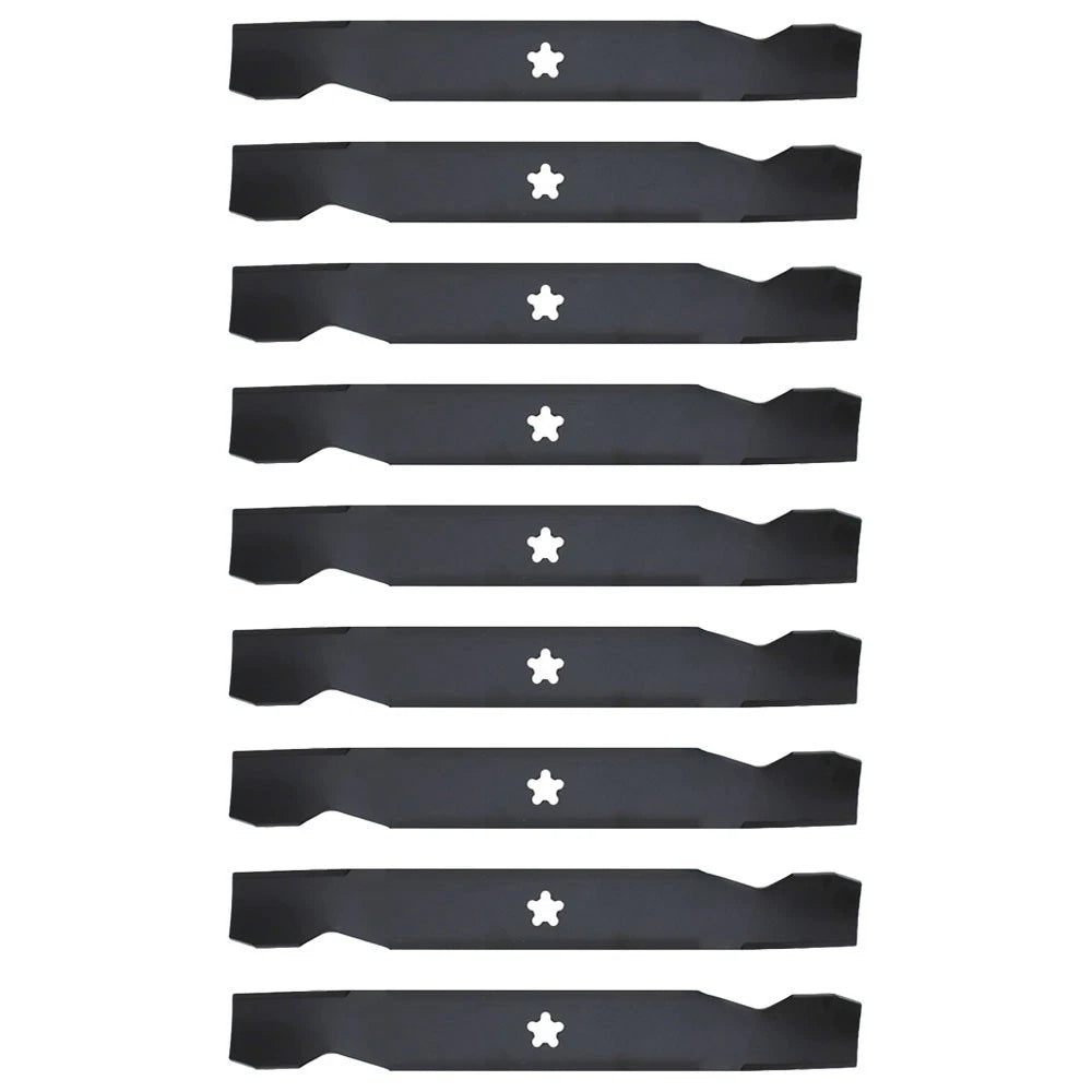9 Pack Heavy Duty Blades 17-3/8" 5 Point Star for AYP/Husky