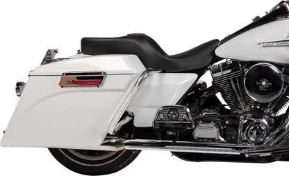 Freedom Seat for Harley FLH (1997–2007) - Solar Leather - Black