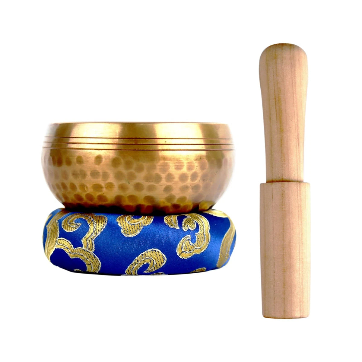 Tibetan Singing Bowl Set for Sound Meditation (3.15")