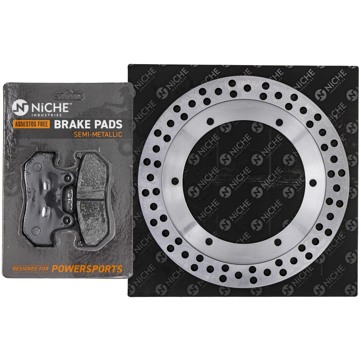 Rear Left Brake Rotor Pad Kit for Honda (06435-MT8-405, MK1006646, 41080-0001-488)