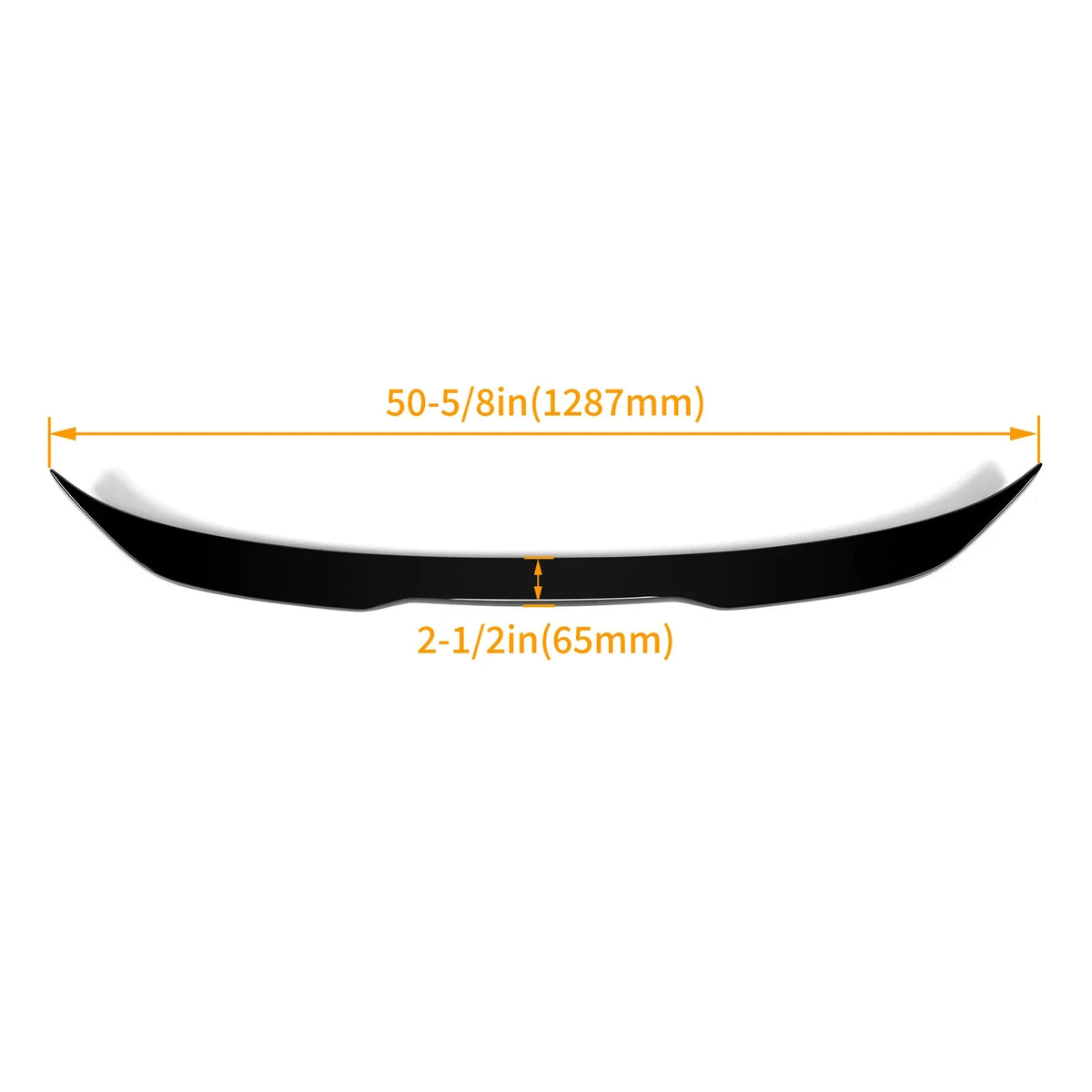 Gloss Black Trunk Spoiler for BMW 5-Series G30 530i 540i M550i (2017–2023)