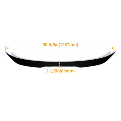 Gloss Black Trunk Spoiler for BMW 5-Series G30 530i 540i M550i (2017–2023)
