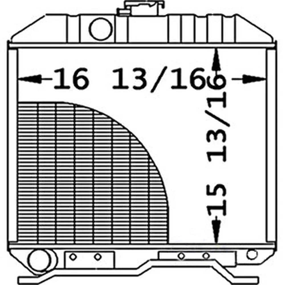 Radiator for Kubota L3250 L2850