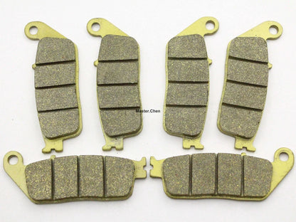 Set of 2 Front Rear Brake Pads for Honda VFR750 (1990–1997)
