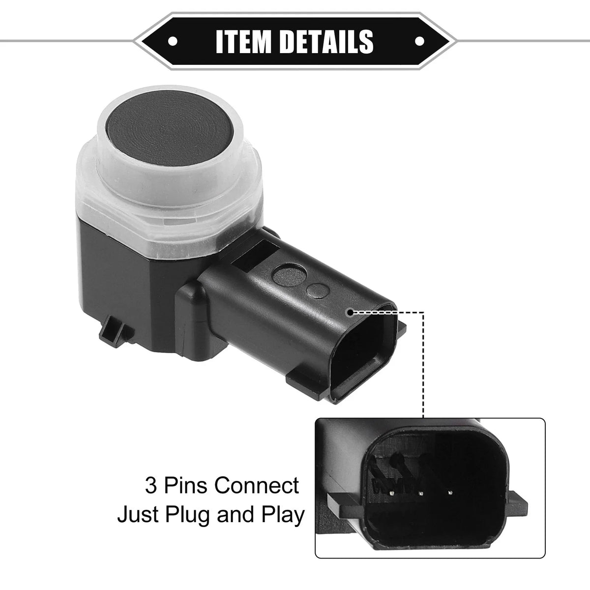 PDC Rear Reverse Parking Assist Sensor DA8Z15K859A for Ford Explorer (2011–2015)