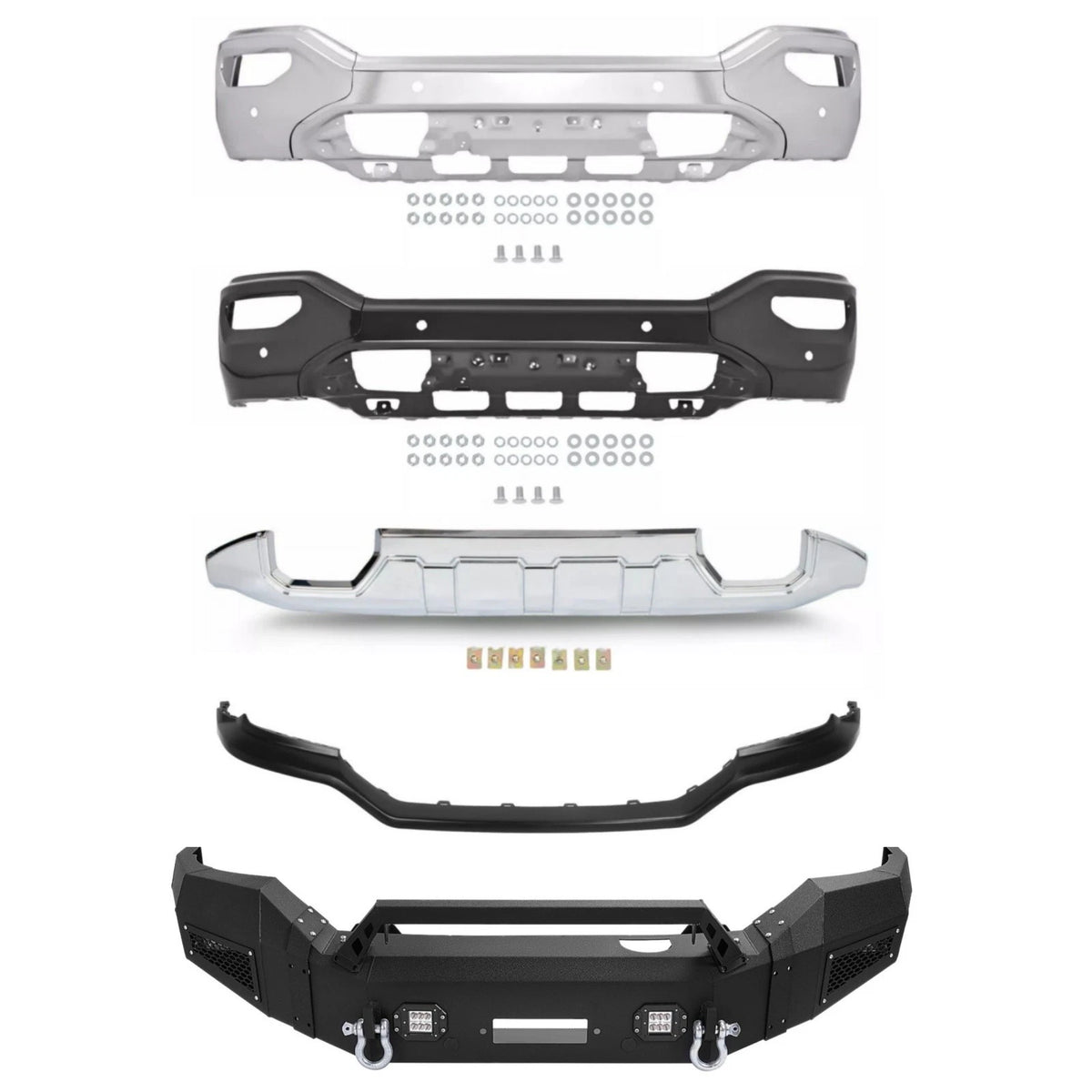 Front Bumper Skid Plate for GMC Sierra 1500 (2016–2019) CON-A000000295