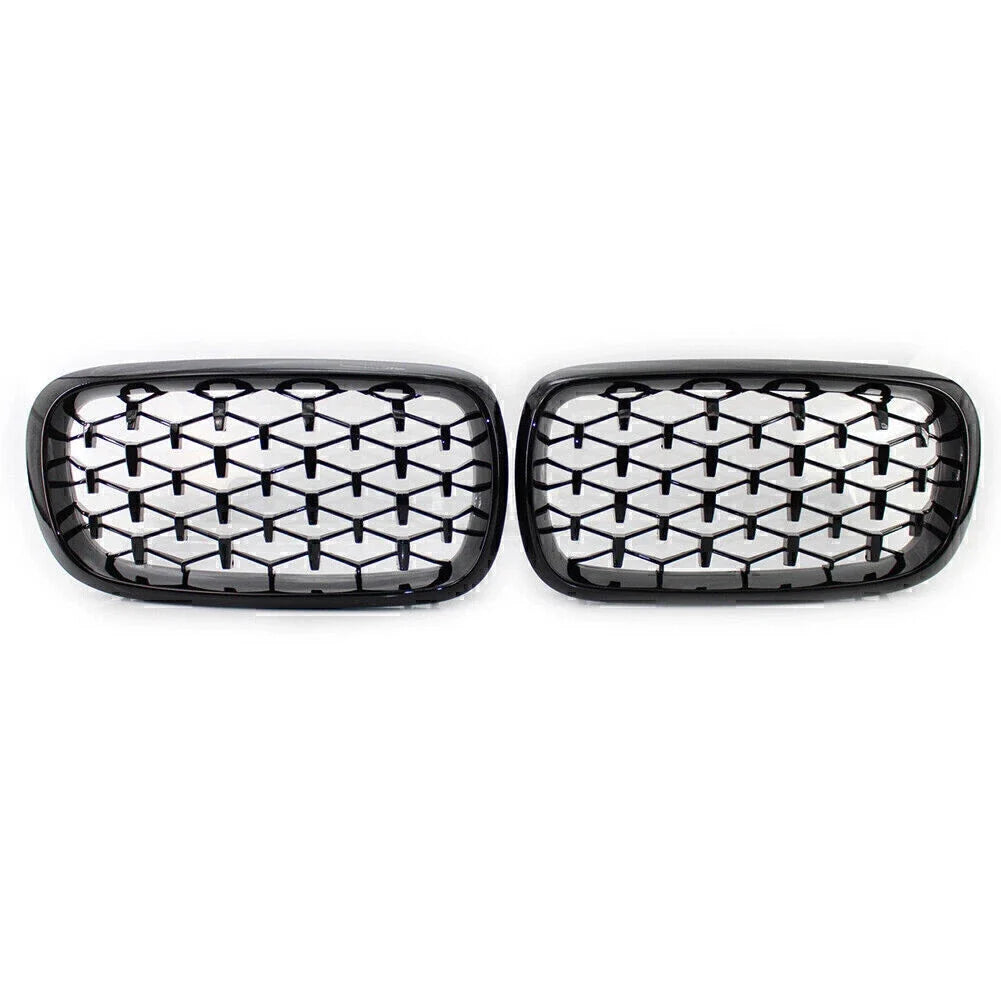 ABS Front Grille for BMW X5 F15 (2014–2016) Glossy Black Meteor Style