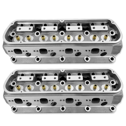 2X Aluminum Cylinder Heads for Ford SBF 289 302 351W 5.0L V8 (Bare)