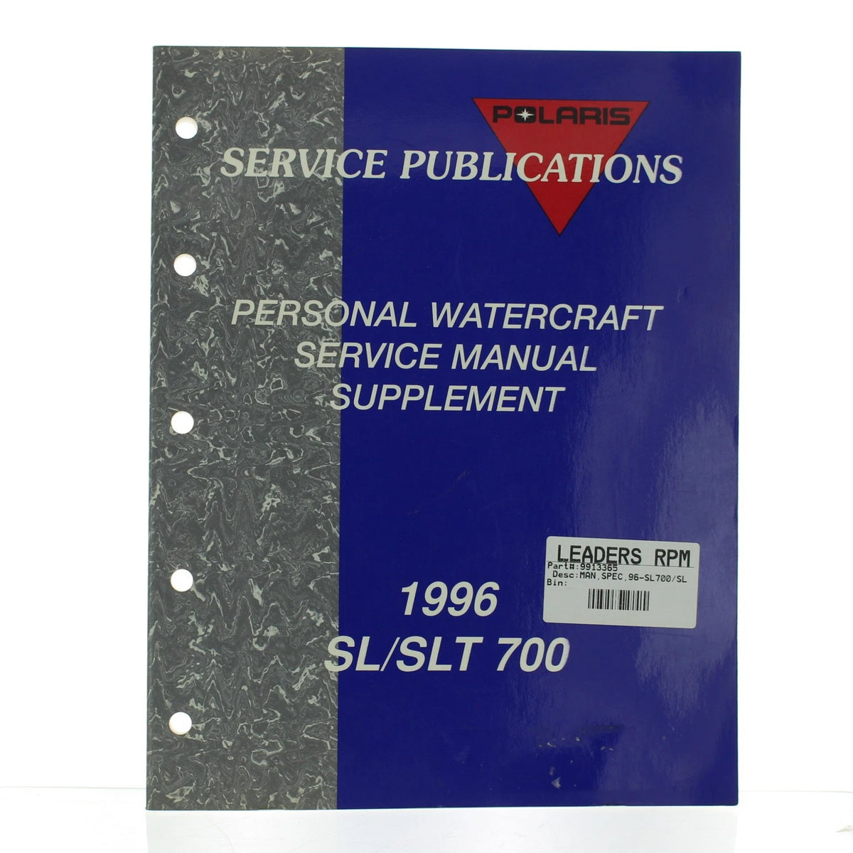 Service Manual for Polaris SL/SLT 700 (1996) - Part Number 9913365