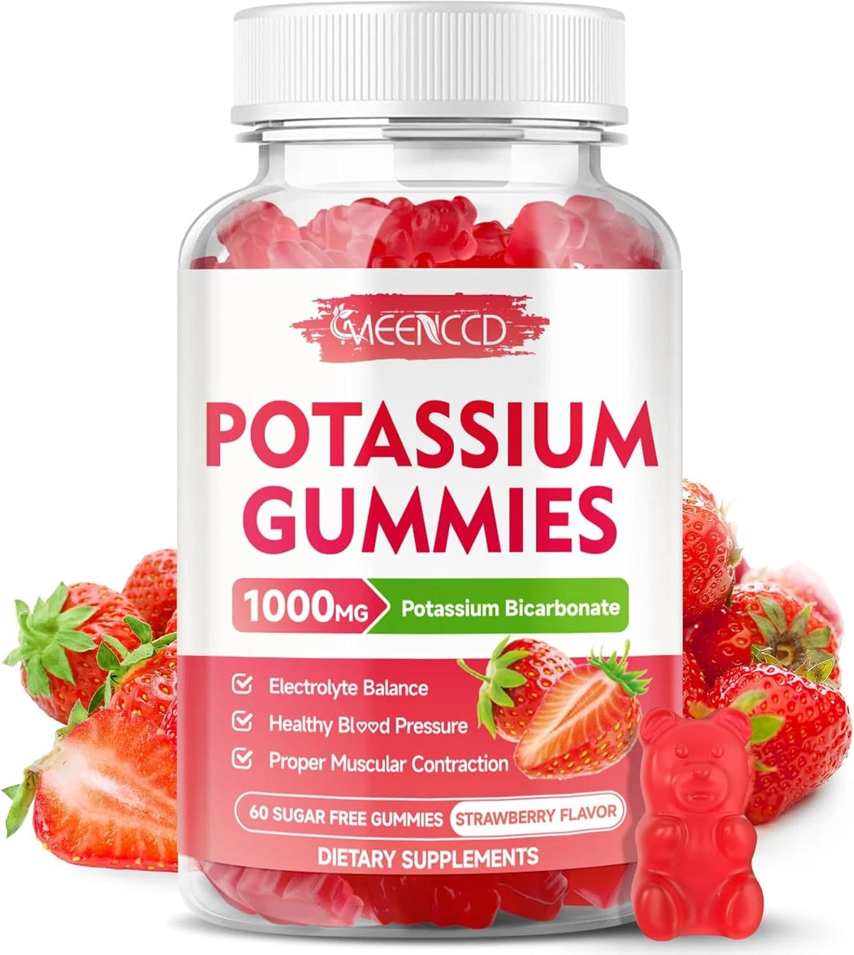 Potassium Gummies 1000mg for Health Supplement (Pack of 1)