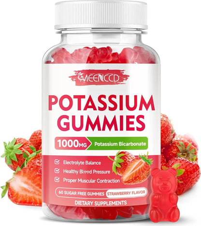 Potassium Gummies 1000mg for Health Supplement (Pack of 1)