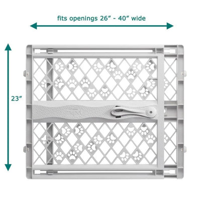Portable Pet Gate for North States (26"-40" Wide) - Light Gray