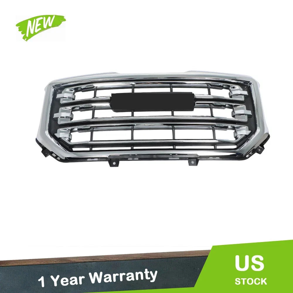 Chrome Front Bumper Grille for GMC Sierra 1500 (2016–2019)