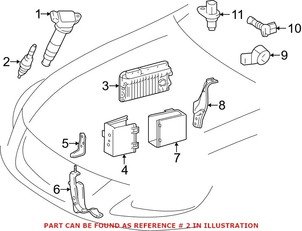 Genuine OEM Iridium Spark Plug for Lexus ES350 GS350 GS450h IS350 RX350 RX450h (2007–2020)