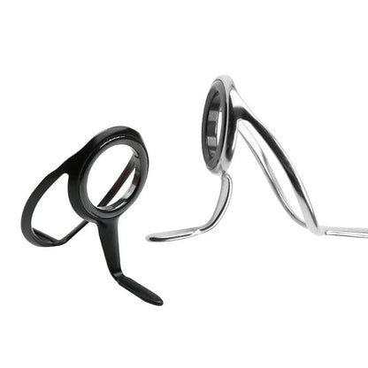 Stainless Steel Double Foot Guide Ring for Fishing Rods (0.65cm, 0.99cm, 2.19cm)