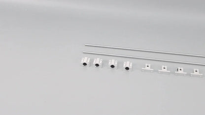 2Pcs Linear Motion Rail Shaft Slide Guide for SCS8UU Bearing & SK8 Rail