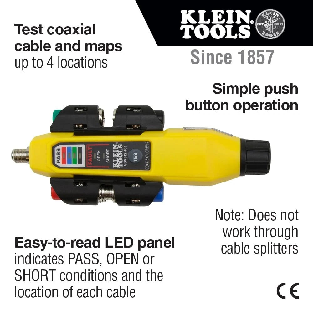 Coax Tester for Klein Tools VDV512-101 (No Year Range)