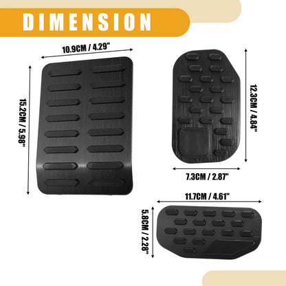 Set of 2 Brake Gas Accelerator Pedal Pads for Ford (2021–2023)