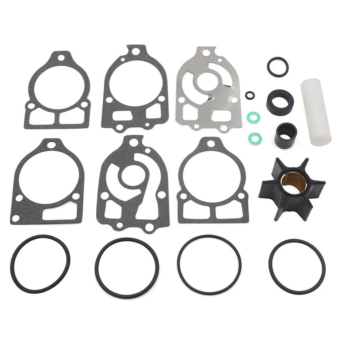 Water Pump Impeller Kit 46-44292A4 for Mercury 65HP 70HP Outboards (1970–1990)