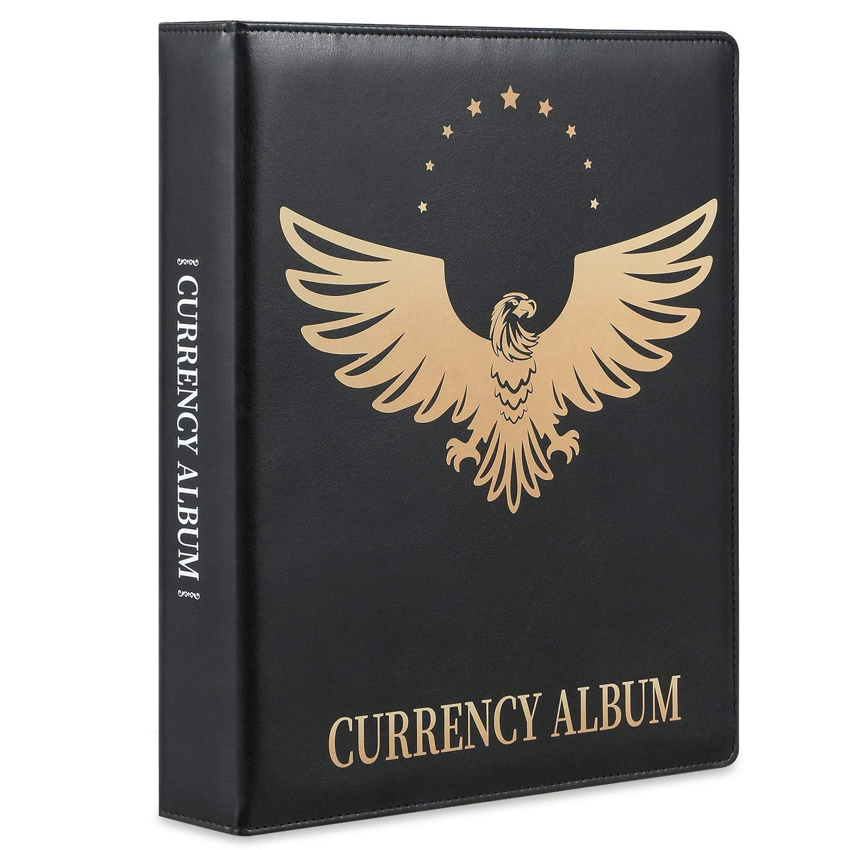 Currency Album for Banknote Collection (90 Pockets, 12.6"x 10.4"x 2")