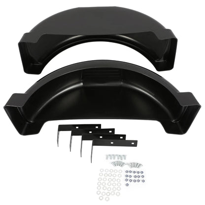 Set of 2 Single Axle Trailer Fenders for 13" Wheels (Boat)