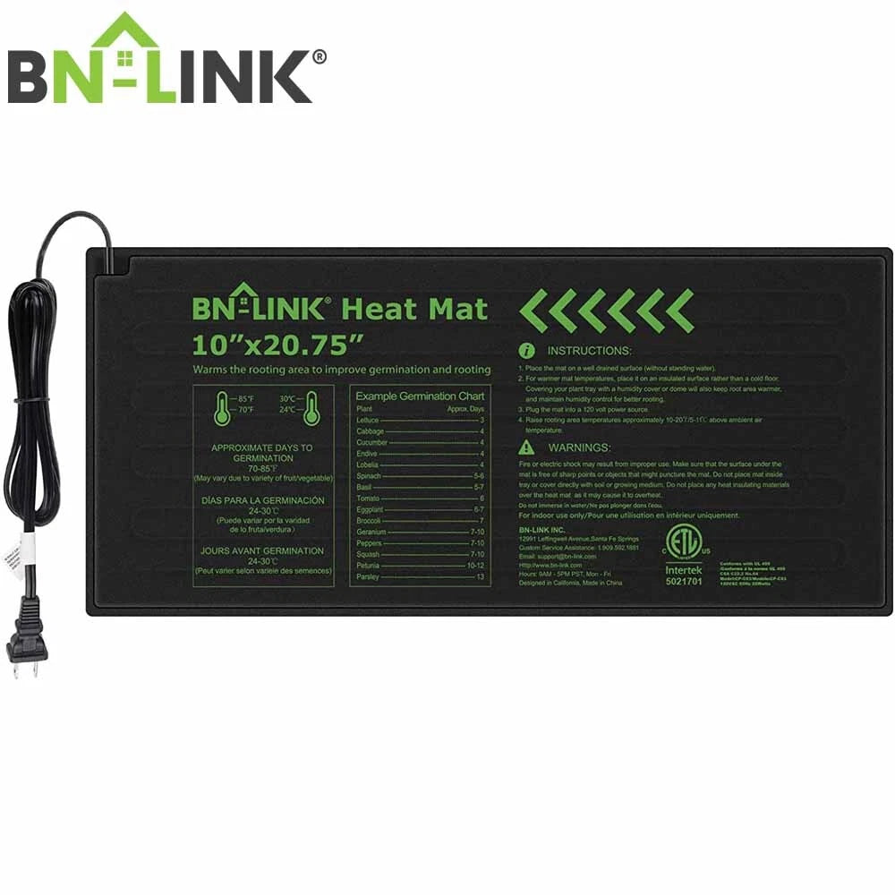 Seedling Heat Mat for Hydroponics (10"x20.25")