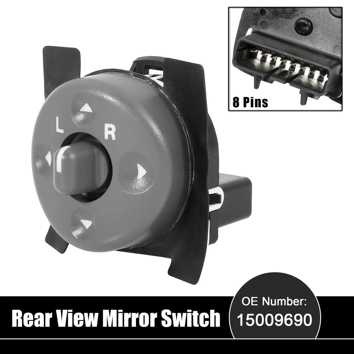 Power Rear View Mirror Switch 15009690 for Chevrolet C2500 (1999–2004)