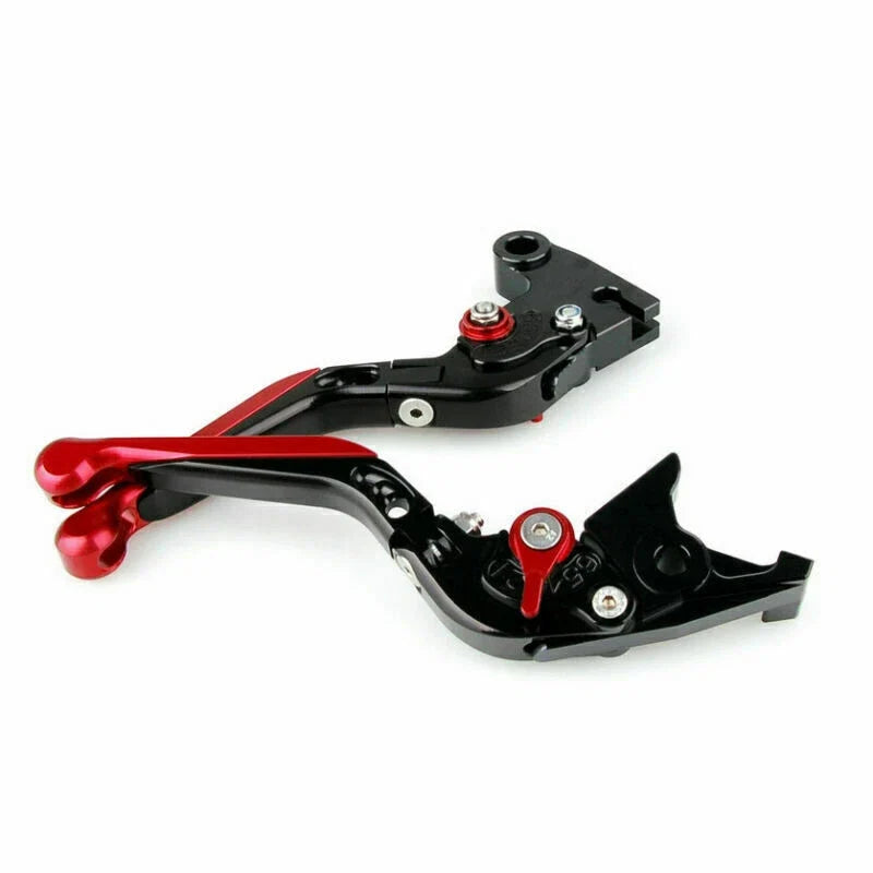 Adjustable Folding Brake Clutch Levers for Yamaha MT-01 V-MAX (2005–2017) Red T9