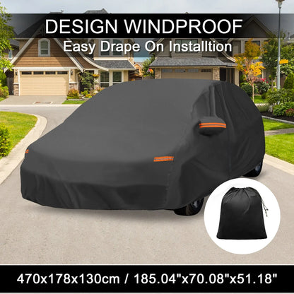 Waterproof Aluminum Film Car Cover for Toyota Prius Hatchback (2010–2023)