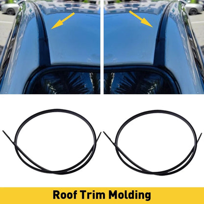 2PC Drip Roof Molding Trim Left+Right 75555-06030 for Toyota Camry