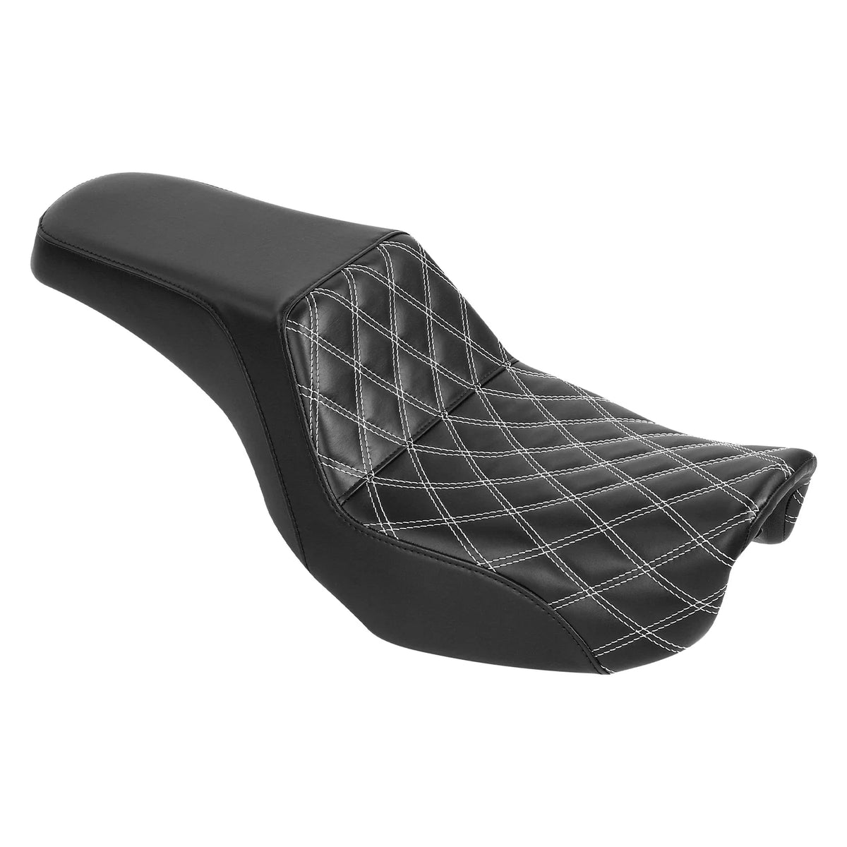 Driver Passenger Seat for Harley Dyna Fat Bob Street Bob (2006–2017) 16" Black