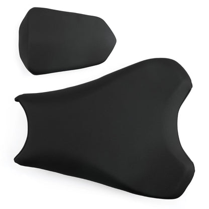 Set of 2 Black Front Driver & Rear Passenger Seats for Honda CBR1000RR (2017–2024) - 77100-MKF-D41, 77300-MKF-D41