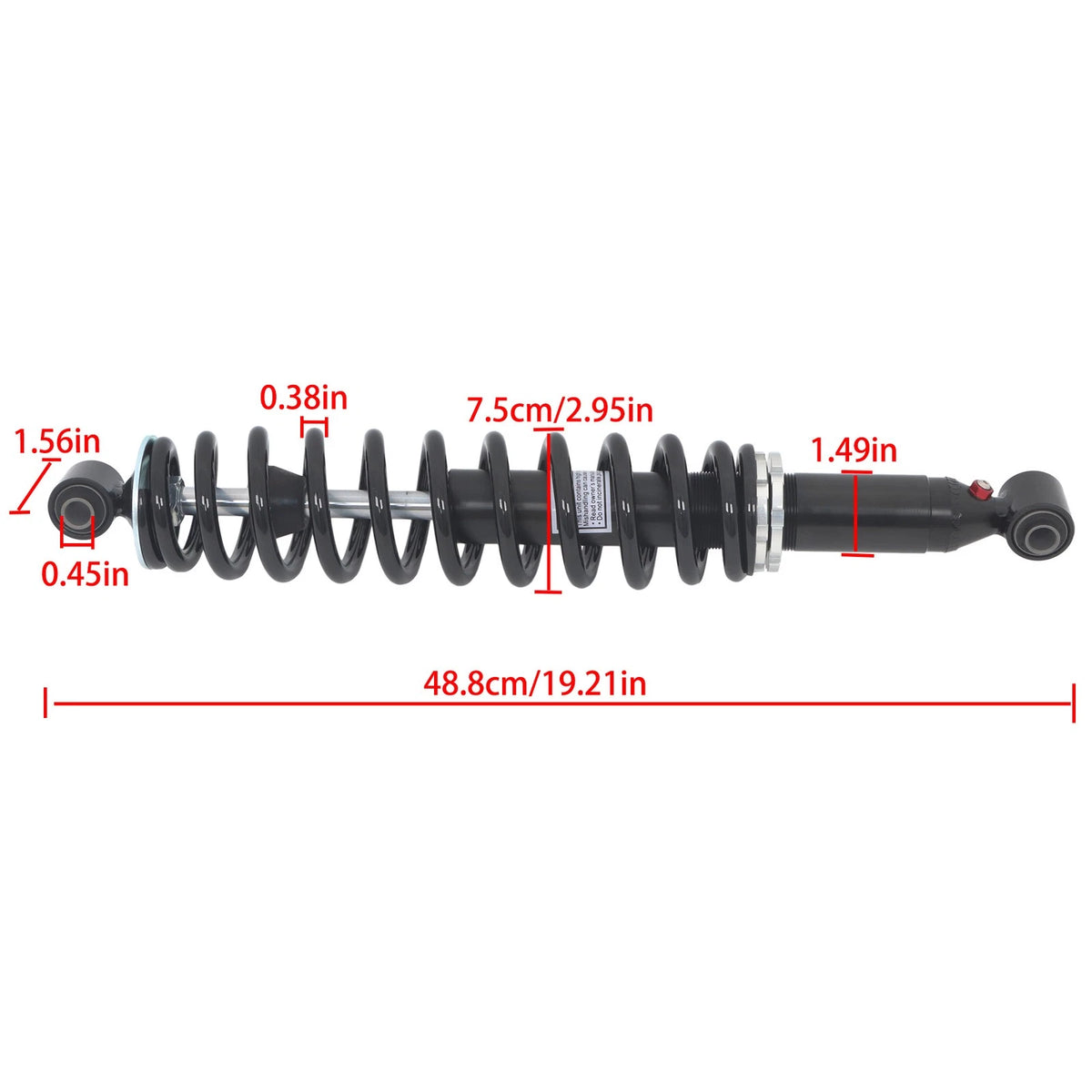 Rear Shock for Yamaha Bruin 350 Grizzly 350 (2004–2010) 5UH-F2210-01-00, 5UH-F2210-00-00