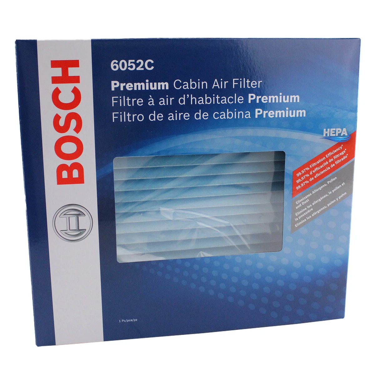 Bosch HEPA 6052C Cabin Air Filter for Mercedes C-Class W204 (2007–2015)
