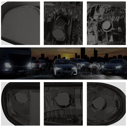 Headlight Set + Bumper Lamps for GMC Sierra/Yukon Denali (2001–2007)
