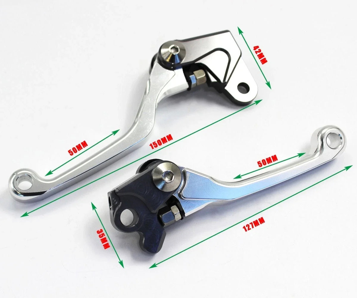 Pair Pivot Brake Clutch Lever for Honda CR80R/85R CRF125R/150R/250R/450R