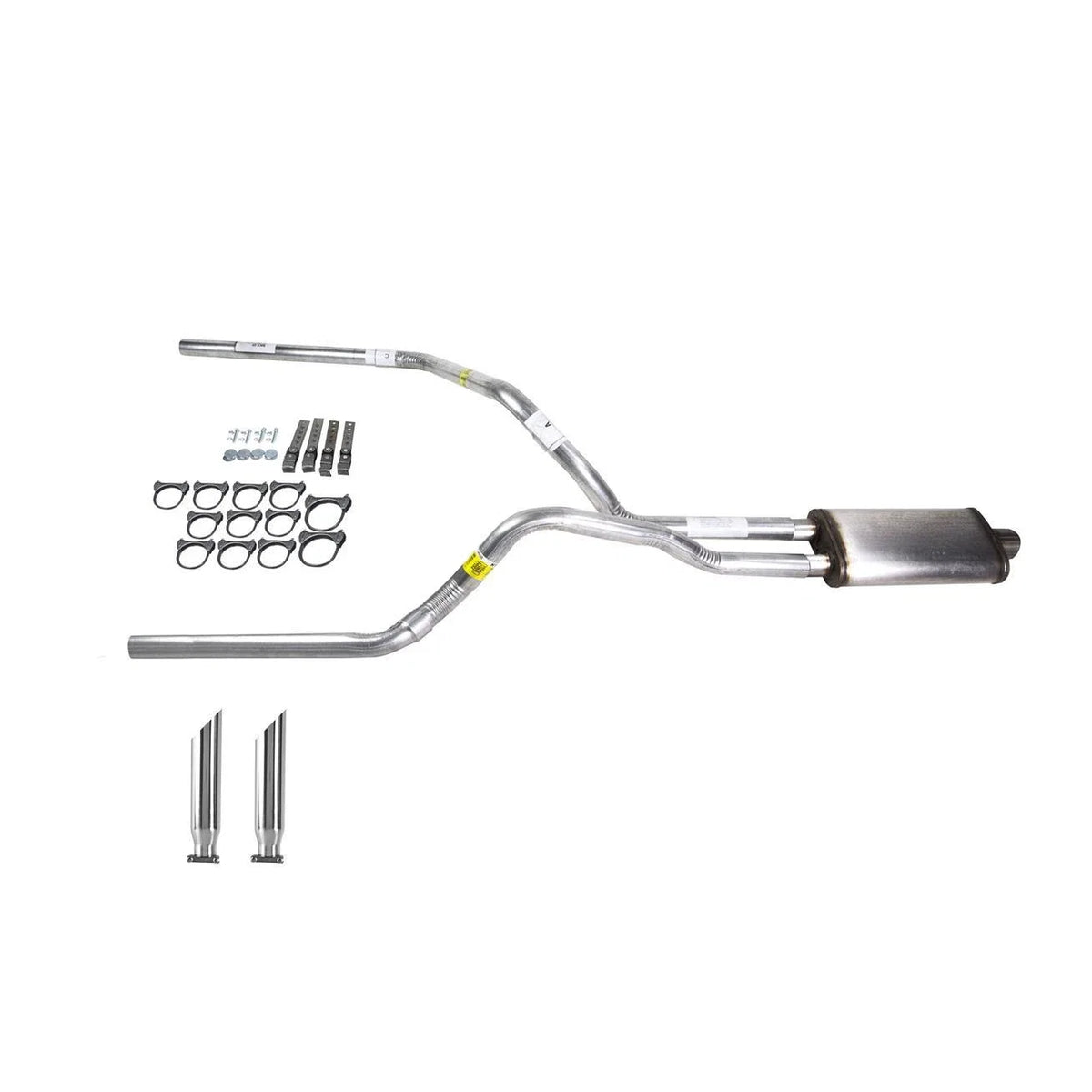 Dual Exhaust Stainless Muffler with SC Tip for F150 (1998–2004)