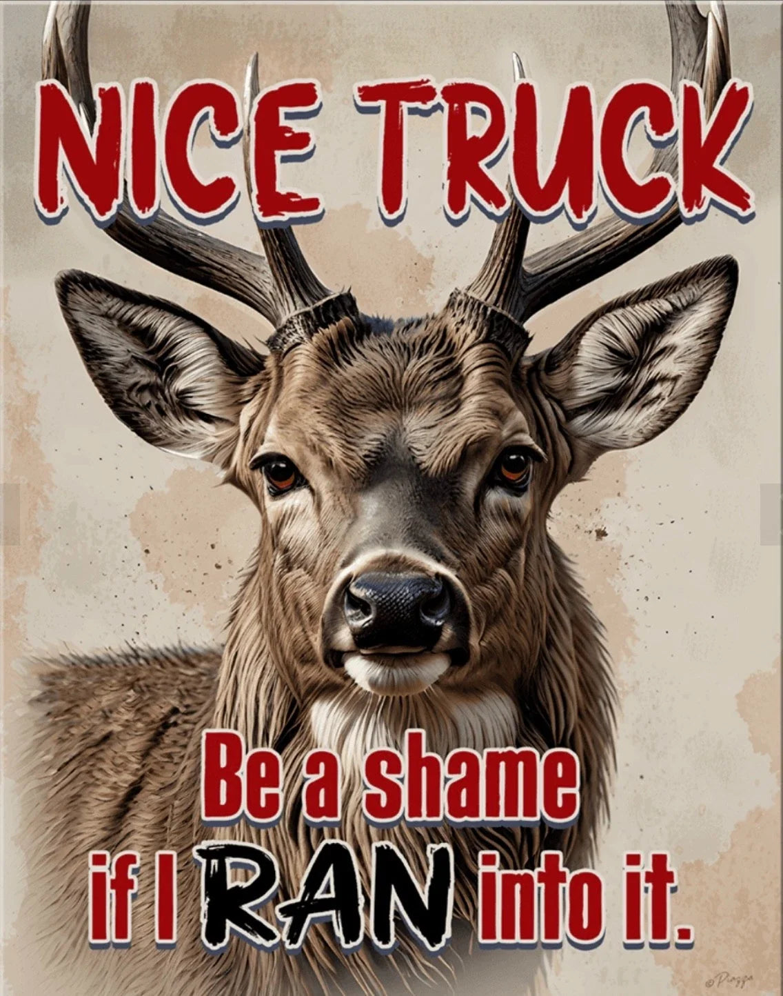 Metal Sign for Truck Man Cave Garage #2980